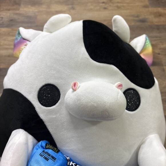 Zuru Snackles Daisy The Cow Mike & Ike Plush 14" NEW w TAG - Picture 4 of 5